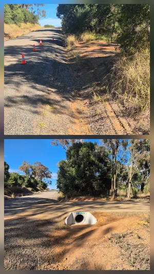 Greenys Earthworks machine at work, Warwick & surrounds